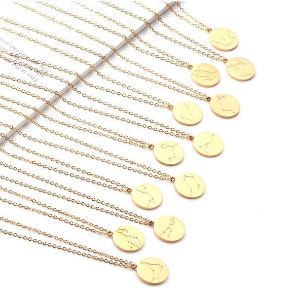 ✨Pisces Constellation Engraved Necklace✨ - Picture 2 of 4